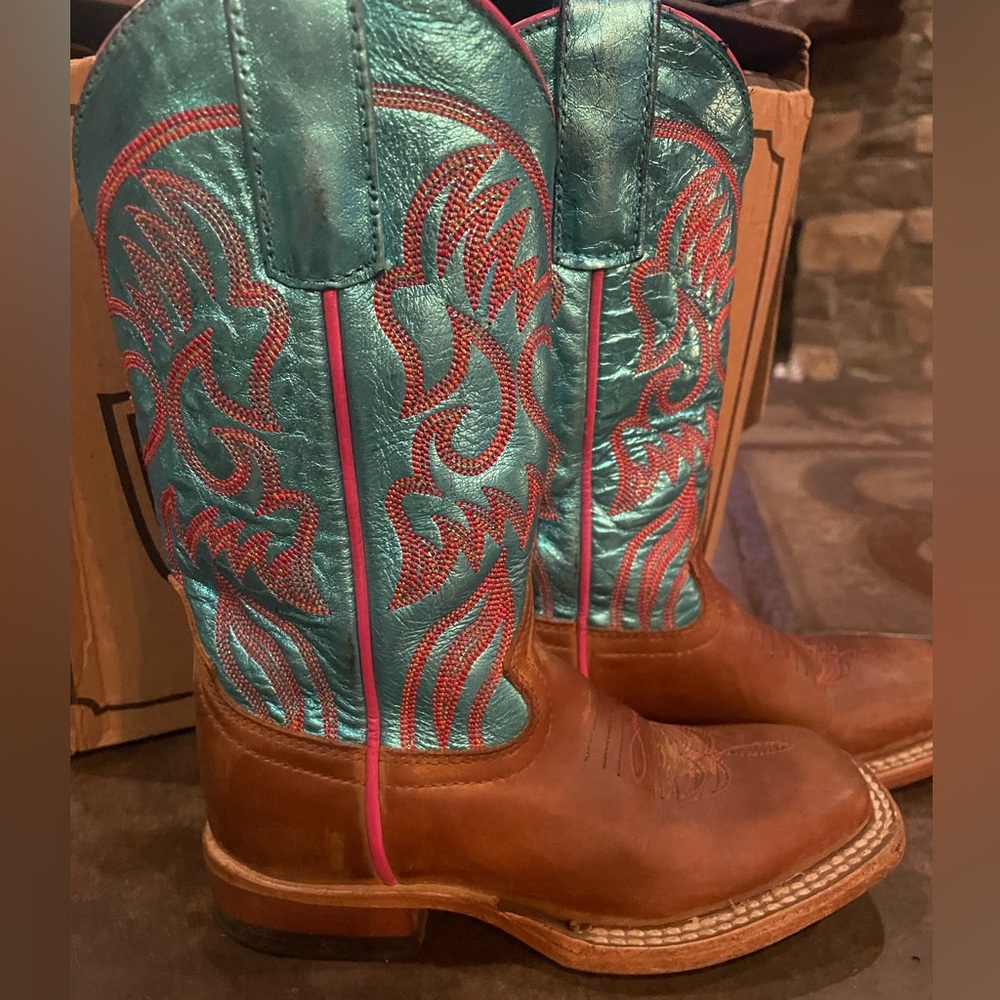 Anderson Bean Girls Cowboy Boots sz10